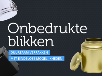 De mogelijkheden van onbedrukte blikken