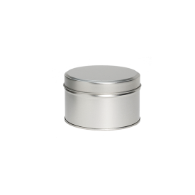 Rond blik met los overschuifdeksel