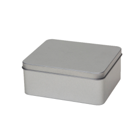 Rechthoekig blik los overschuifdeksel, middel