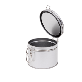 Rond blik met beugelsluiting, klein